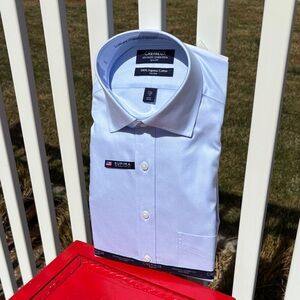 CREMIEUX Light Blue NWT Supima Cotton Men’s Dress Shirt 15 1/2 x 33